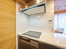【神奈川県/相模原市南区相模大野】クレヴィア相模大野 キッチン：大規模修繕中　キッチンはHIクッキングヒーター