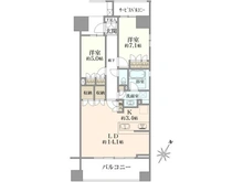 【神奈川県/相模原市南区相模大野】クレヴィア相模大野 間取り図