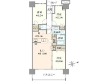 【神奈川県/相模原市南区上鶴間本町】プラウド町田 間取り図