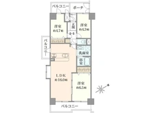 【神奈川県/海老名市上今泉】ライオンズマンションかしわ台 間取り図