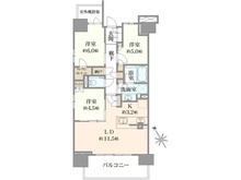 【神奈川県/相模原市南区相模大野】ザ・パークハウス相模大野 間取り図