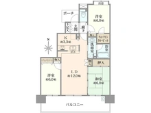 【神奈川県/座間市南栗原】ディースクエアさがみ野 間取り図