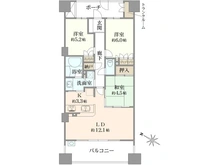 【神奈川県/相模原市南区上鶴間】プラウドシティ東林間 間取り図