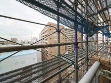 【神奈川県/相模原市中央区相模原】東急ドエルアルス相模原 眺望：大規模修繕中