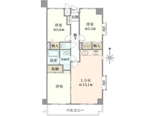 【神奈川県/相模原市中央区東淵野辺】ライオンズマンション淵野辺第5 間取り図