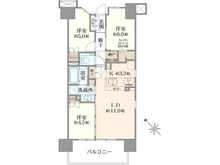 【神奈川県/相模原市南区相模大野】ザ・パークハウス相模大野 間取り図