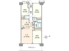 【東京都/府中市住吉町】ラヴィラ府中多摩川 間取り図