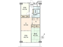 【神奈川県/相模原市南区相模大野】相模大野ハイライズ 間取り図