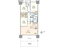 【神奈川県/相模原市南区上鶴間本町】プラウド町田 間取り図