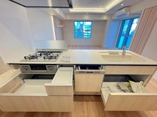 【東京都/港区海岸】スカイグランデ汐留 キッチン：収納