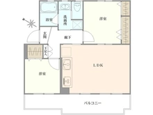 【神奈川県/横浜市神奈川区三ツ沢下町】ガーデン山住宅団地 9号棟 間取り図