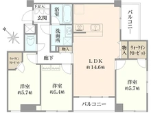 【神奈川県/横浜市西区楠町】ネオハイツ楠町 間取り図