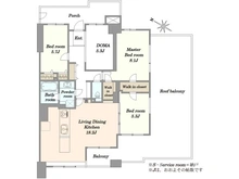 【神奈川県/横浜市神奈川区片倉】グレーシア横濱片倉 間取り図