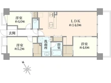 【神奈川県/横浜市港北区新横浜】クリオ新横浜壱番館 間取り図