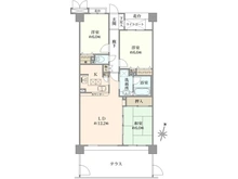 【神奈川県/横浜市神奈川区羽沢南】クリオ上星川弐番館 間取り図