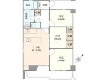 【神奈川県/横浜市磯子区森】第一磯子ハイツ 間取り図