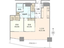 【神奈川県/横浜市西区みなとみらい】M.M.TOWERS FORESIS  R棟 間取り図