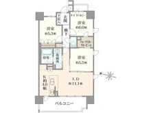 【神奈川県/横浜市南区白妙町】ルネサンス横浜阪東橋 間取り図