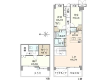 【神奈川県/横浜市金沢区西柴】ビクトリアヒルズ横濱サウス E棟 間取り図