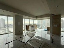 【神奈川県/川崎市幸区中幸町】クレッセント川崎タワー リビング：リフォーム中