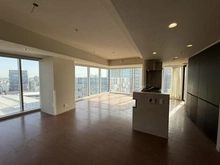 【神奈川県/川崎市幸区中幸町】クレッセント川崎タワー リビング・ダイニング：リフォーム前