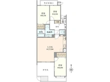 【神奈川県/横浜市港南区大久保】シャルマンコーポ上大岡 第2 間取り図