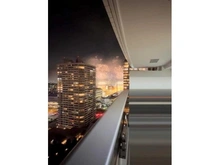 【神奈川県/横浜市西区みなとみらい】M.M.TOWERS FORESIS R棟 眺望：花火大会名：「みなとみらいスマートフェスティバル」
ズーム無※天候による