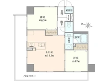 【神奈川県/横浜市西区平沼】マイキャッスル・ラルジュ横浜西 間取り図