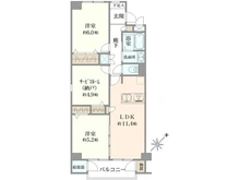 【神奈川県/横浜市西区宮ケ谷】三ツ沢ハイタウン参号棟 間取り図