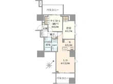 【神奈川県/横浜市中区山下町】グランドメゾン山下公園 間取り図