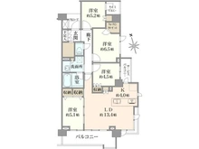【東京都/世田谷区上北沢】プラウド上北沢ディアージュ 間取り図