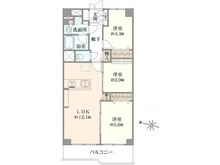 【神奈川県/横浜市西区平沼】横浜スカイハイツ 間取り図