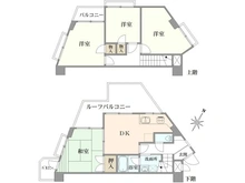 【神奈川県/相模原市中央区横山台】スカイハイツヴィラ横山台 間取り図