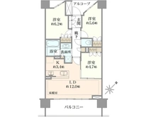 【神奈川県/横浜市神奈川区栄町】プレミスト横浜ポートサイド 間取り図