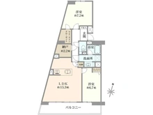 【神奈川県/横浜市保土ケ谷区仏向西】横浜星の丘ビューシティ A棟 間取り図