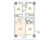 【神奈川県/横浜市南区前里町】マイキャッスル横浜南 間取り図