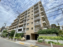 【東京都/目黒区大岡山】クリオ自由が丘壱番館 外観：外壁タイル貼り