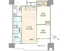 【神奈川県/横浜市西区花咲町】プラウド横浜桜木町 間取り図