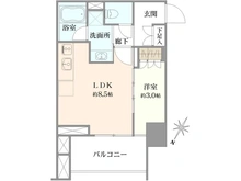 【神奈川県/横浜市南区日枝町】プラウド横浜阪東橋 間取り図
