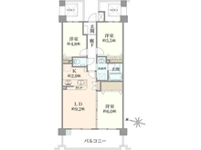 【神奈川県/横浜市神奈川区片倉】日神パレステージ横浜片倉町 間取り図