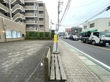 【千葉県/市川市宮久保】ダイアパレス本八幡V バス停「宮久保坂下」（現地より約1m）