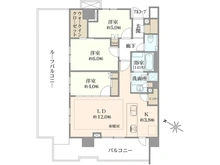【神奈川県/横浜市西区岡野】プラウド横浜岡野一丁目 間取り図