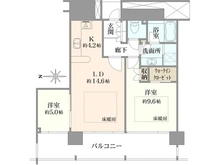 【神奈川県/横浜市西区みなとみらい】M.M.TOWERS the East 間取り図