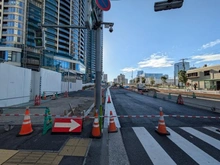 【東京都/中央区豊海町】ザ豊海タワーマリン＆スカイ EAST 前面道路
