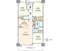 【神奈川県/横浜市南区中里】アーデル横濱弘明寺 間取り図