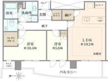 【神奈川県/横浜市西区みなとみらい】ブルーハーバータワーみなとみらい 間取り図
