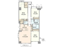 【神奈川県/横浜市西区戸部町】シャリエ横浜ベイグランデ 間取り図
