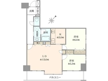 【神奈川県/横浜市中区蓬莱町】クリオ横浜関内弐番館 間取り図