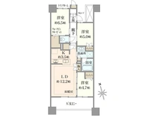 【神奈川県/横浜市港北区箕輪町】プラウドシティ日吉 レジデンスIII 間取り図