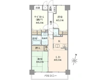 【神奈川県/藤沢市辻堂新町】ルピナス辻堂 間取り図
